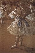Edgar Degas Dress rehearsal Dancer France oil painting artist